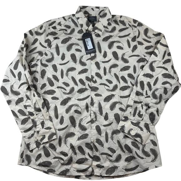 Peter Werth London Paisley Print Button Down Shirt - XL - Picture 2 of 5